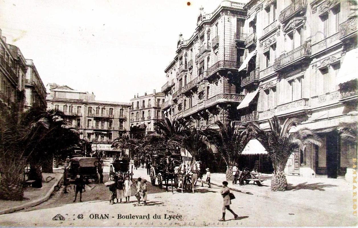 2800- Oran - Boulevard du Lycee hauteur Bd Clemenceau.jpg